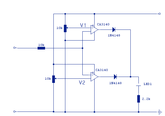 Voltage Comparator Switch circuit