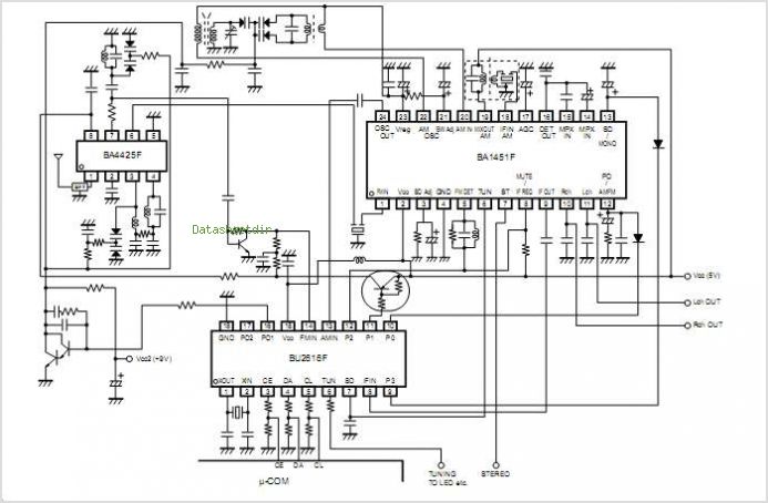 BA1451F Am Radio / Fm If Stereo System Ic