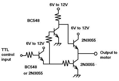 555 Timer To Control Motors circuit