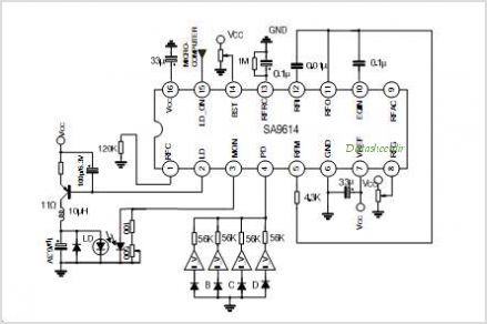 SA9614 RF AMPLIFIER FOR DIGITAL SERVO SYSTEM