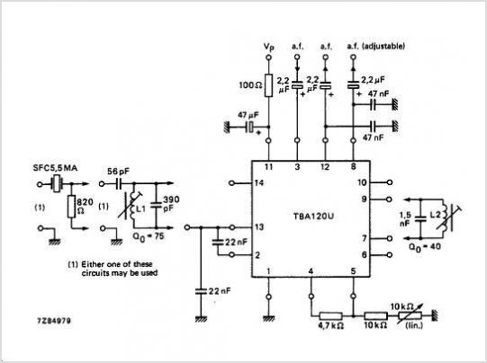 TBA120U Sound I.F. Amplifier/demodulator For TV
