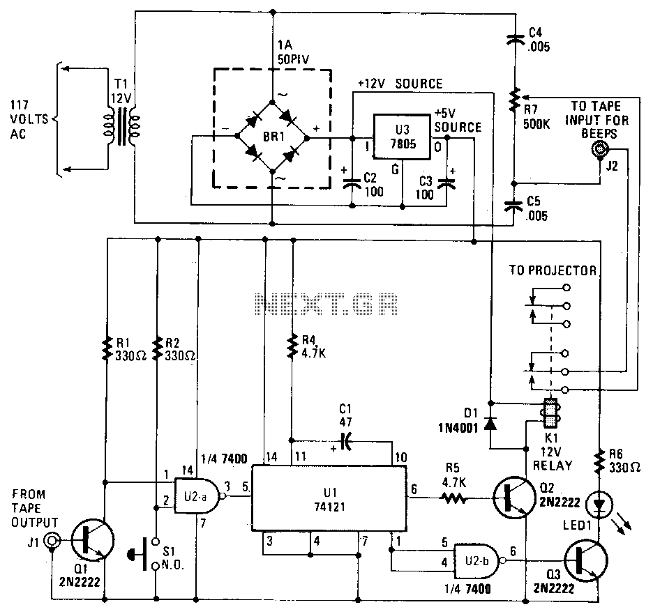Slide-timer circuit