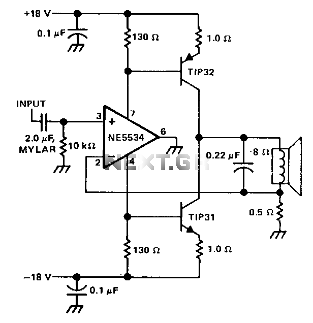 Audio-power-amplifier