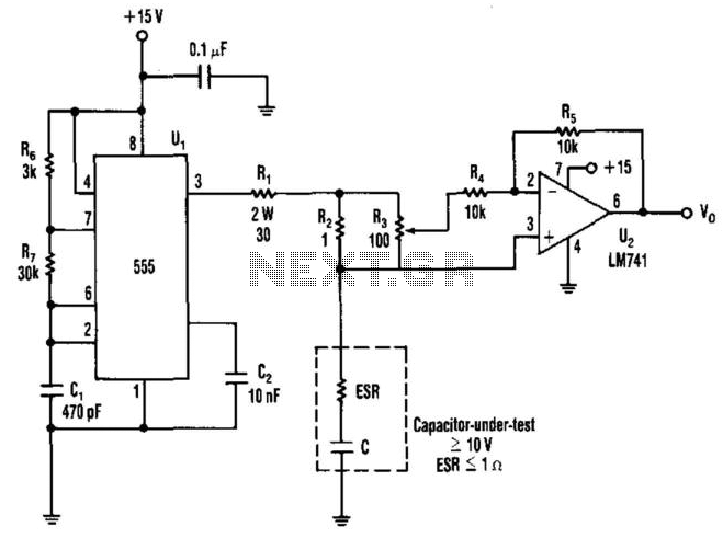 Capacitor Esr Measurer