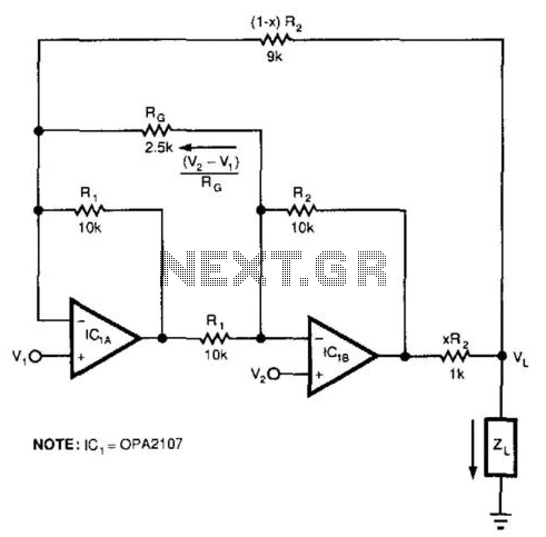 Bootstrapped Amp Current Source circuit