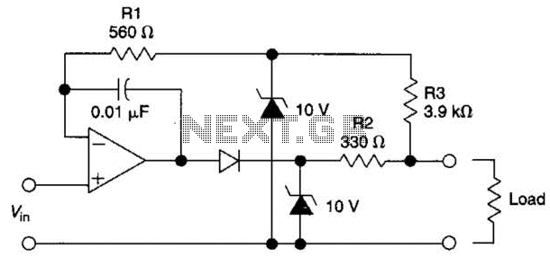 Protected Intrinsically Safe Op Amp Circuit