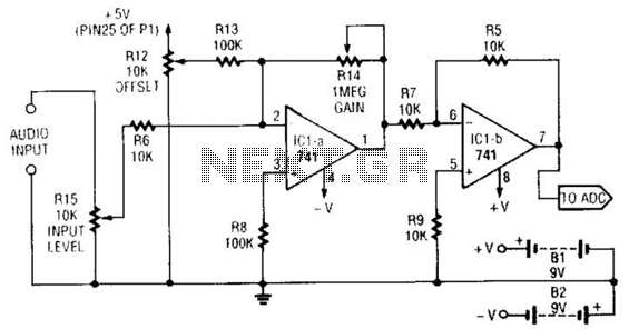 Audio-To-Adc Interface Circuit