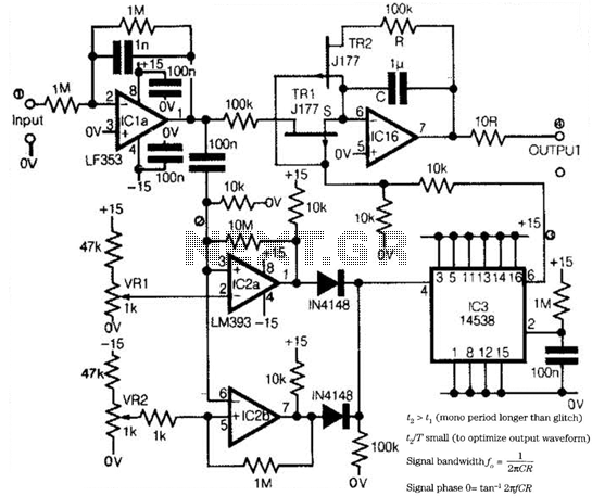 Analog De-Glitch Circuit Circuit
