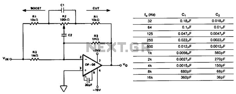 Octave Equalizer Circuit