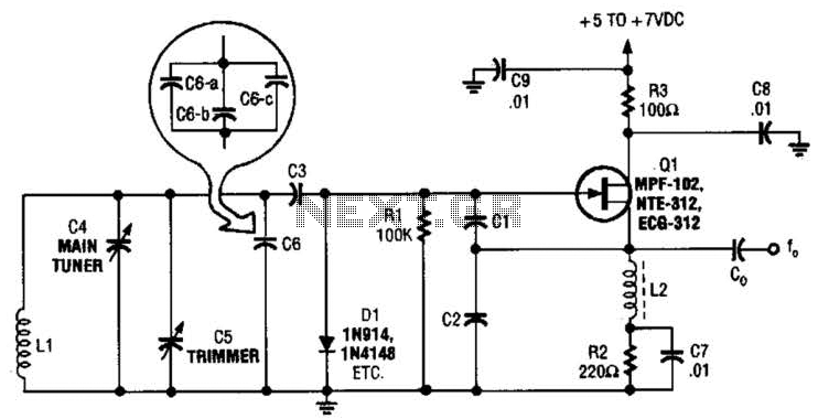 Ham Band Vfo Circuit
