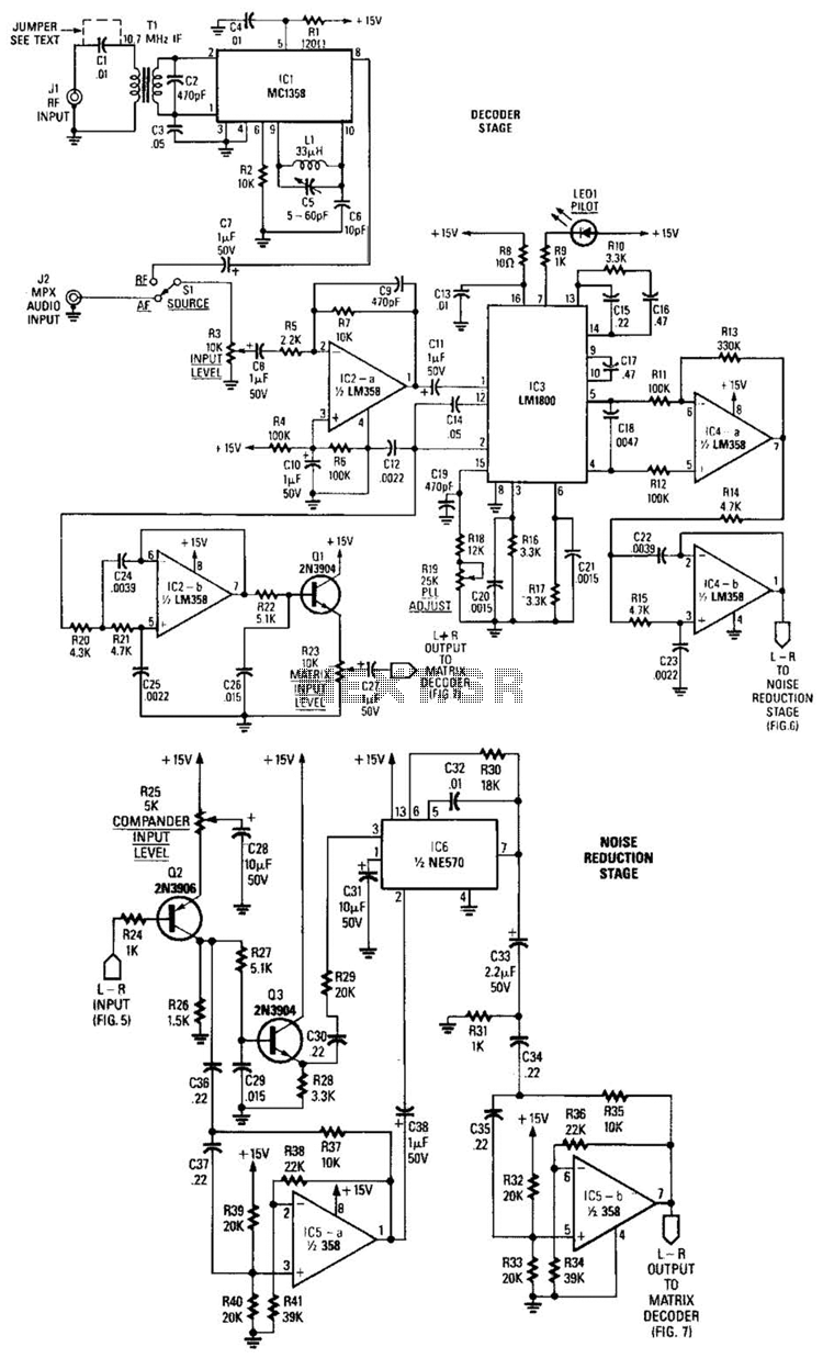 Stereo Tv Decoder Circuit
