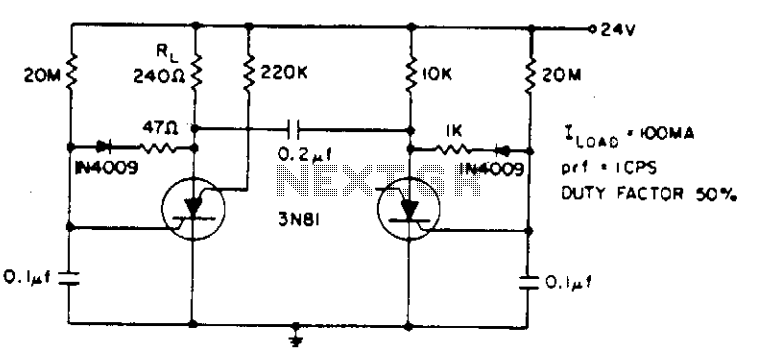 Low frequency oscillator-flasher