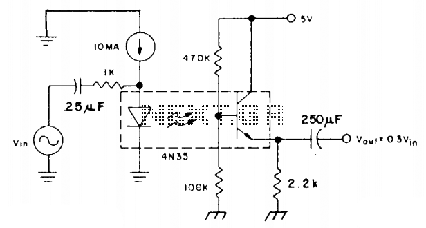 Linear ac analog coupler