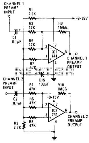 Walkman amplifier II circuit