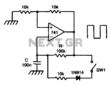 Single op amp oscillator circuit