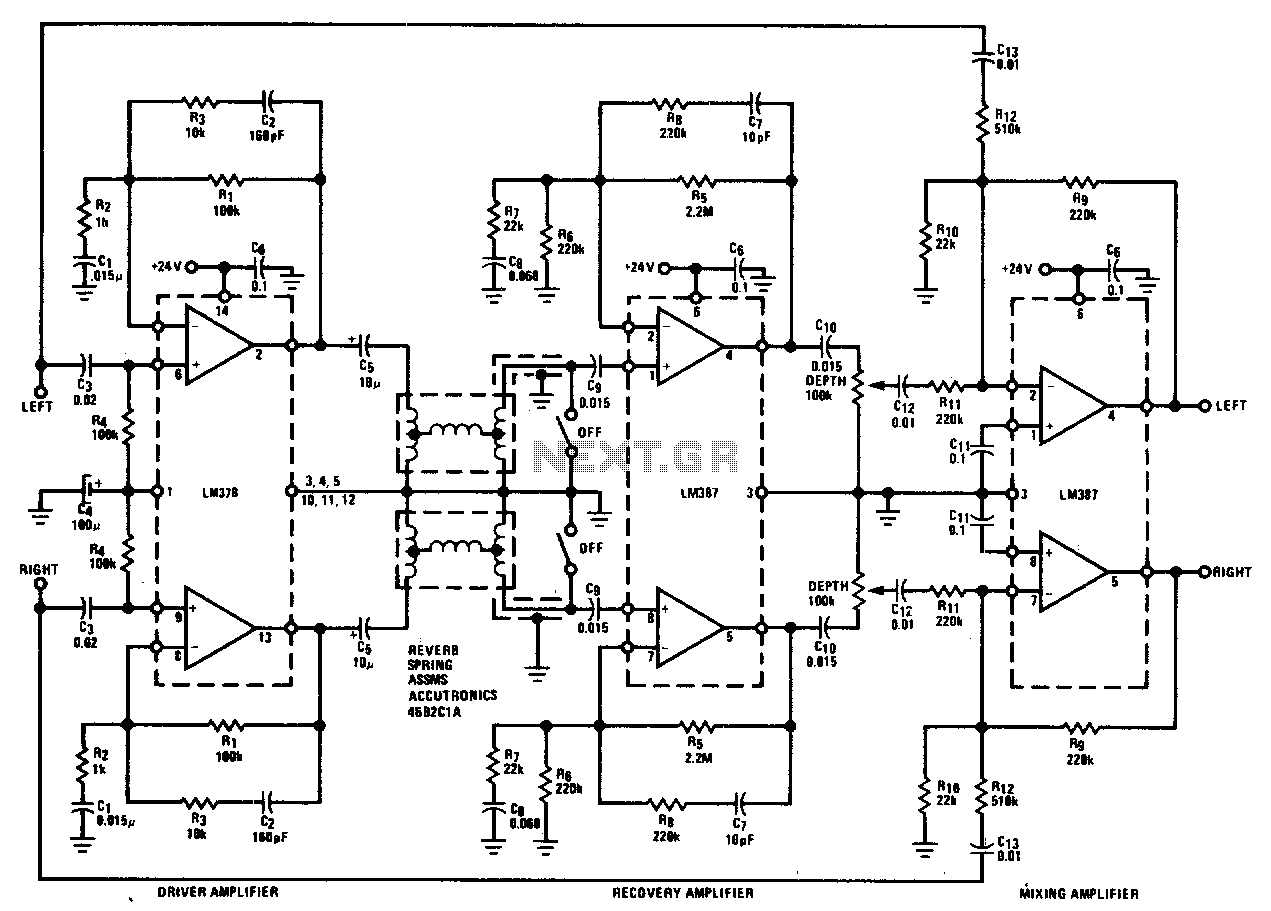 Stereo reverb system