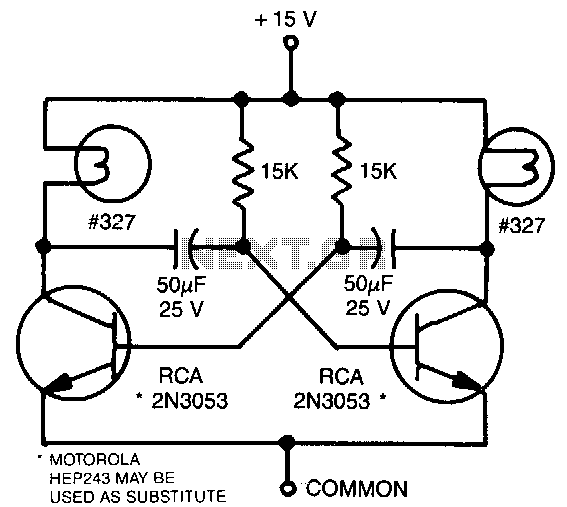 Transistor-flasher circuit