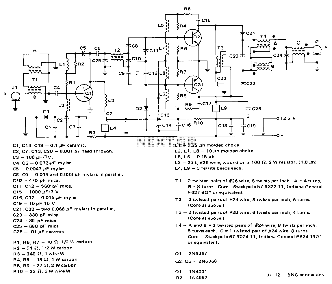 80W-3-30mhz-amplifier circuit