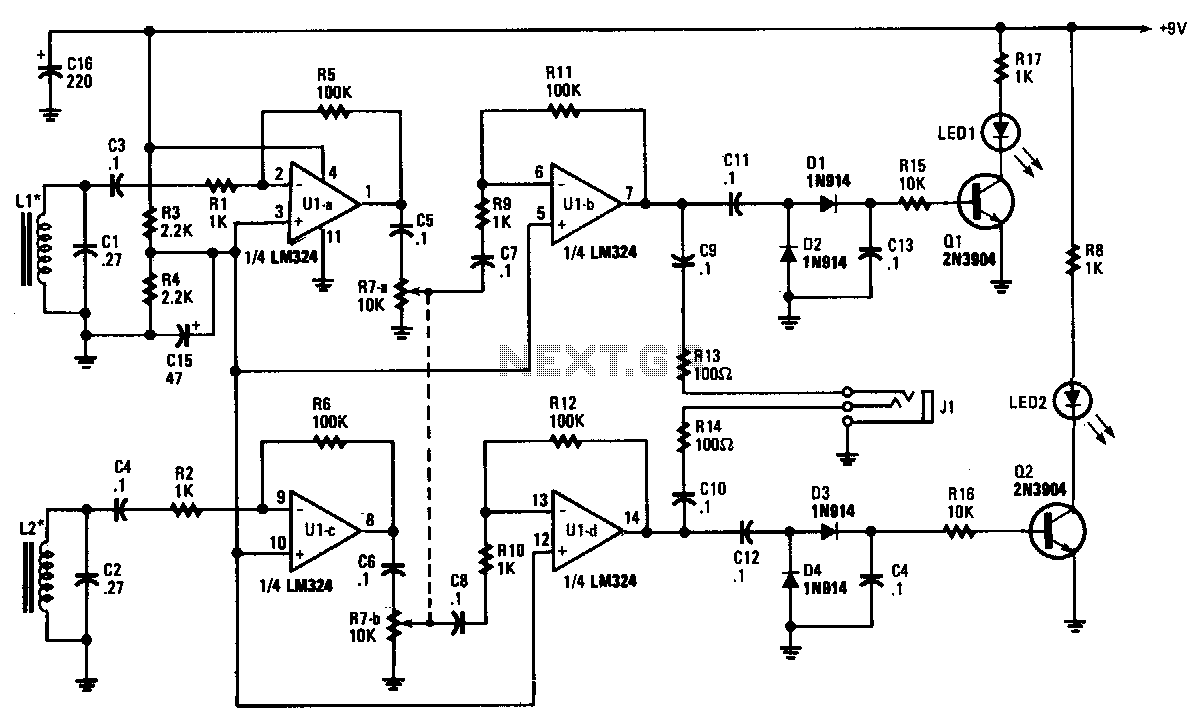 Tracer-receiver circuit