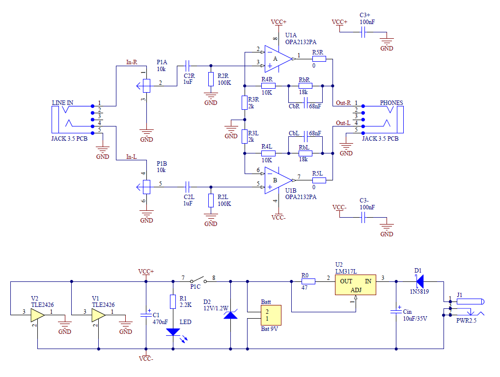 HiFI Headphone Amplifier