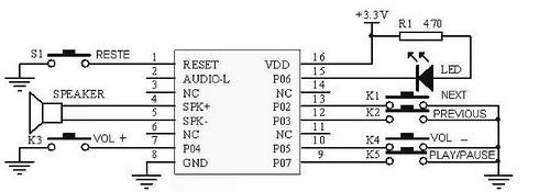 mp3 mode circuit wtv020sd 16p tutoria