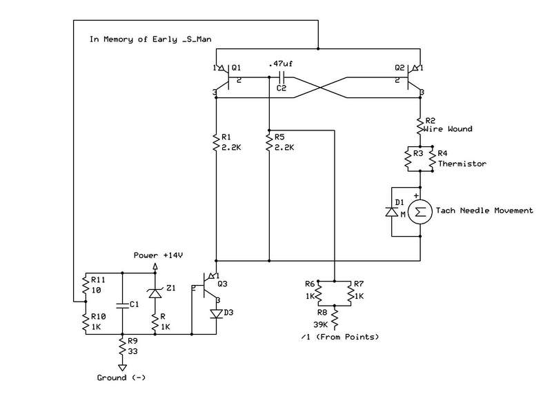 Early VDO Tachometer Guts
