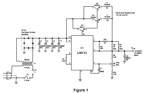 10 amp 138 volt power supply circuits