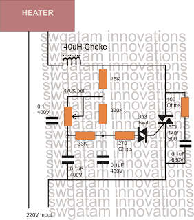 How to Make a 25 Amp 1500 watts Heater Controller Circuit