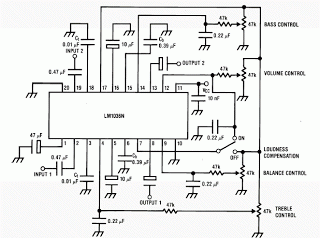 bass treble tone control circuit
