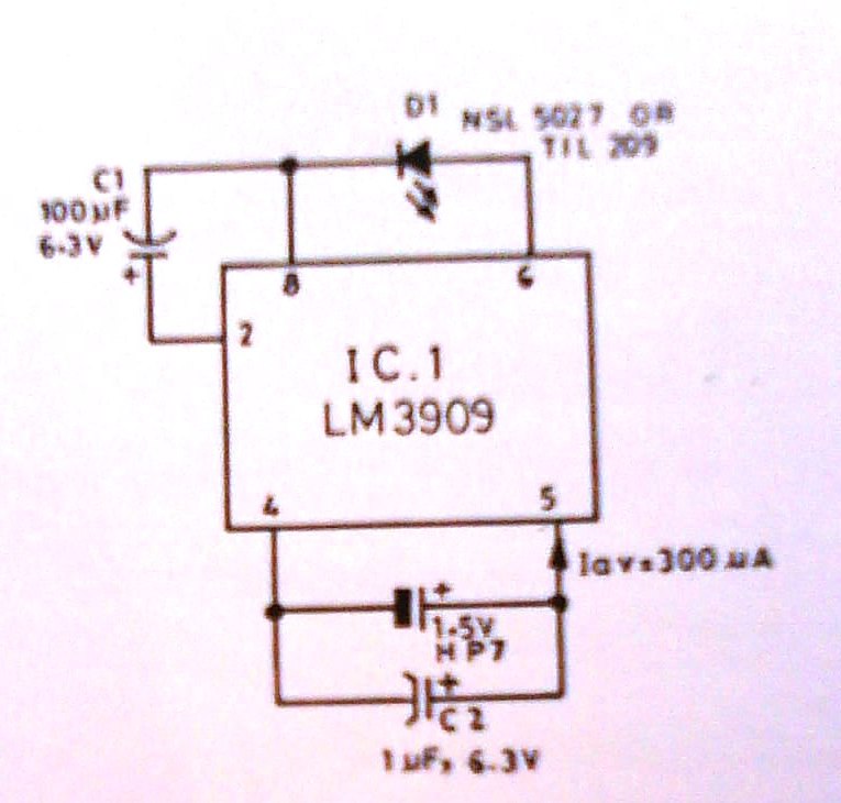 power led flasher circuit