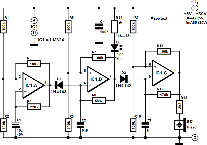 schematics electronic telephone ringer circuit