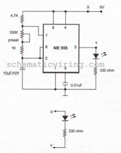 flash light electronic diagram circuit