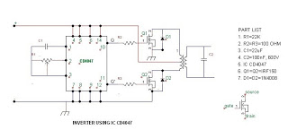 modifying 4047 ic inverter into sine