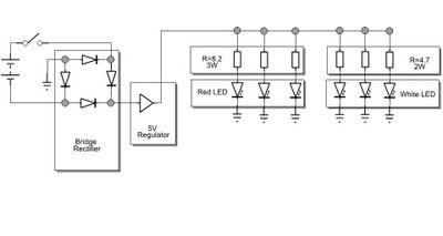 white lights circuit