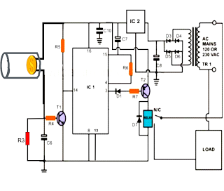 Laser Beam Light Activated Remote Control Circuit