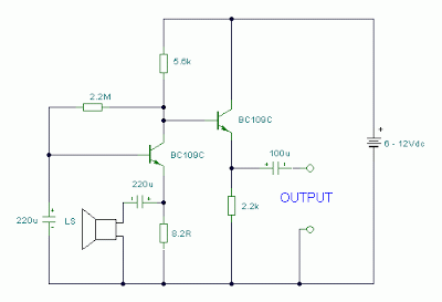 Speaker Microphone Schematic