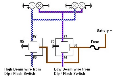 headlight wiring repair