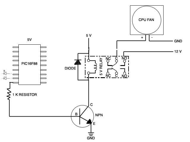 Pulsing Relay circuit