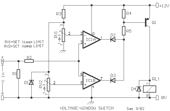 Voltage window switch