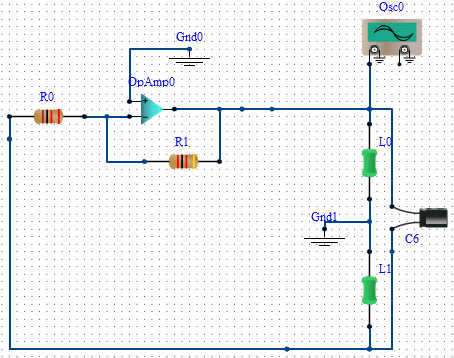 Hartley oscillator design with opamp