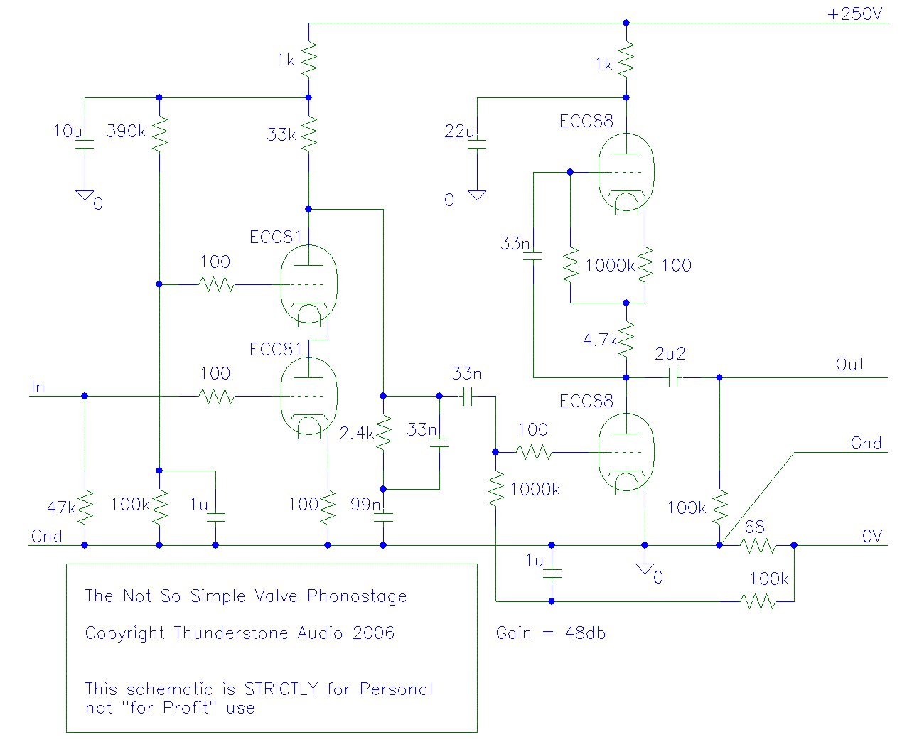 New Phono amp circuit