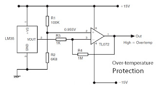 basic lm35 temperature sensor circuit
