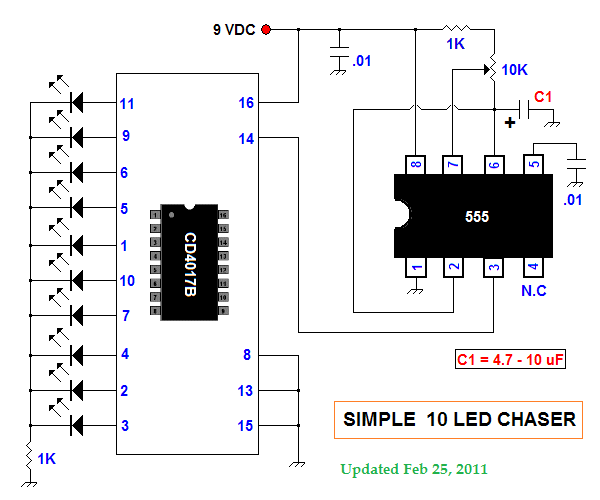 led chasers circuit