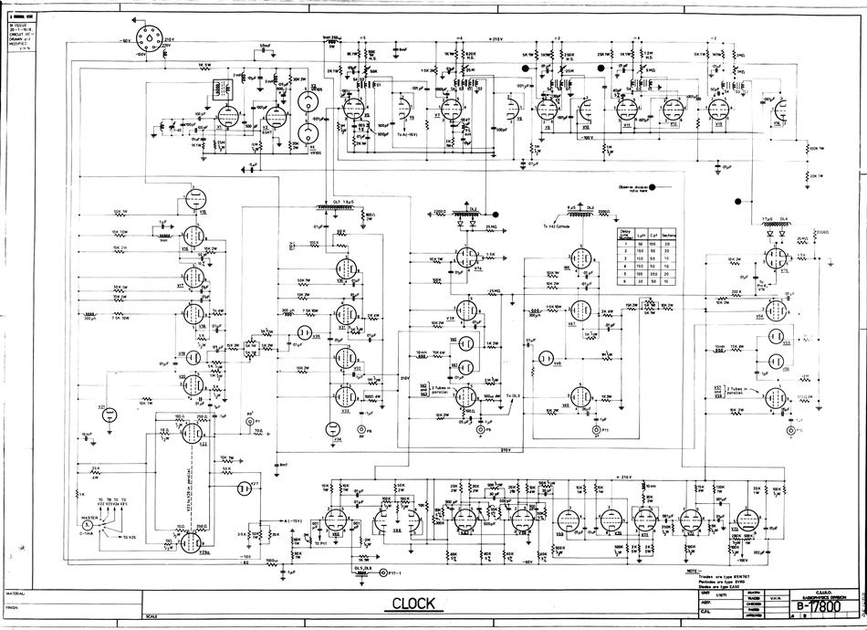 schematic clock