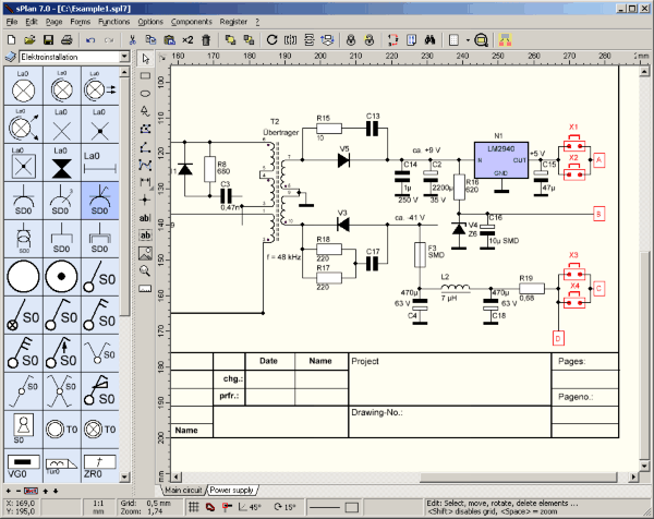 sPlan 60 circuit