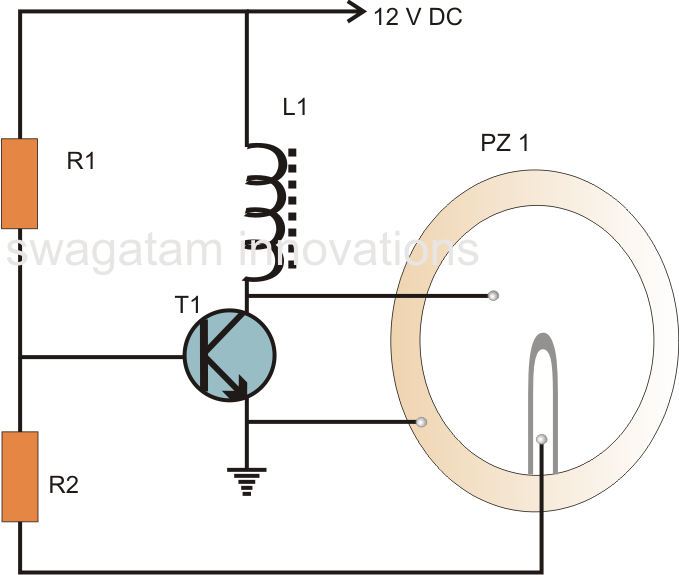 how to make simple piezo buzzer circuit