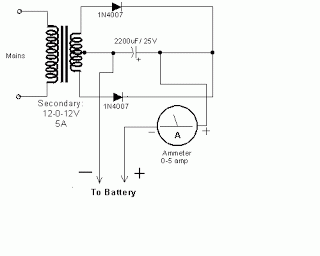 simple accu charger circuit