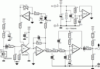 compressor microphone circuit