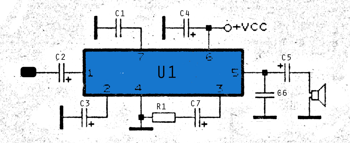 015Watt amplifier schematic circuit