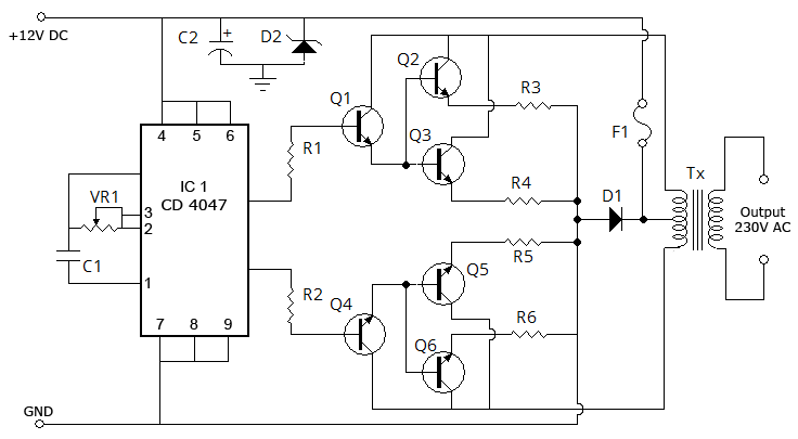 simple 100 watt inverter